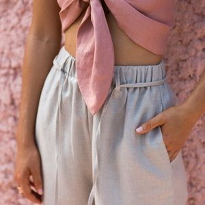 Posse the Label Natural Linen Pants